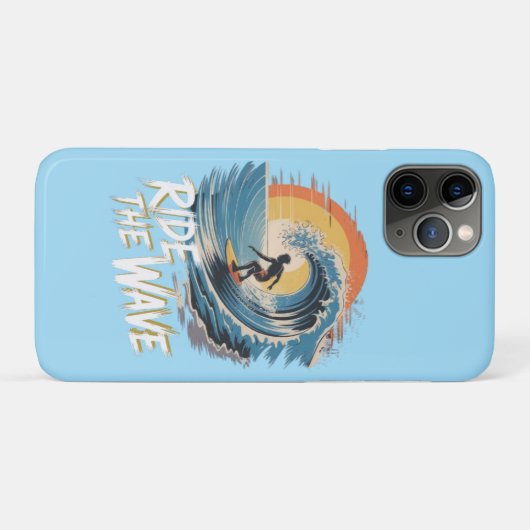 Ride the Wave Case-Mate iPhone Case (Achterkant (horizontaal))