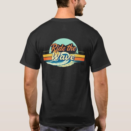 "Ride the Wave Classic" T-shirt (Achterkant)
