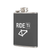 Ride Titanium Heupfles (Links)