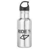Ride Titanium Waterfles (Voorkant)