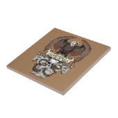 Ride to Live Live to Ride Biker-ontwerp Tegeltje (Zijkant)