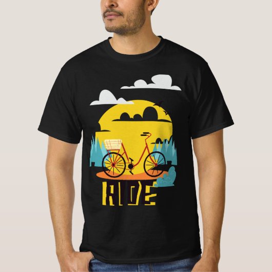 Ride - Vélo Vibrant Aventure T-Shirt (Devant)