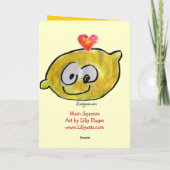 Ride vers le haut de carte d'amour de Valentine (Dos)