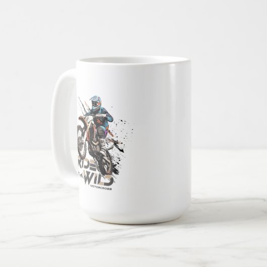 Ride Wild | Mug classique 15# (Devant gauche)