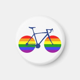 Ride with Pride Bike Magneet