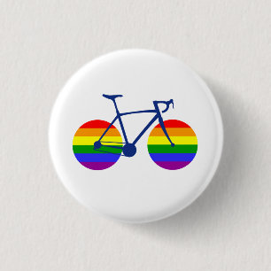 Ride with Pride Bike Ronde Button 3,2 Cm