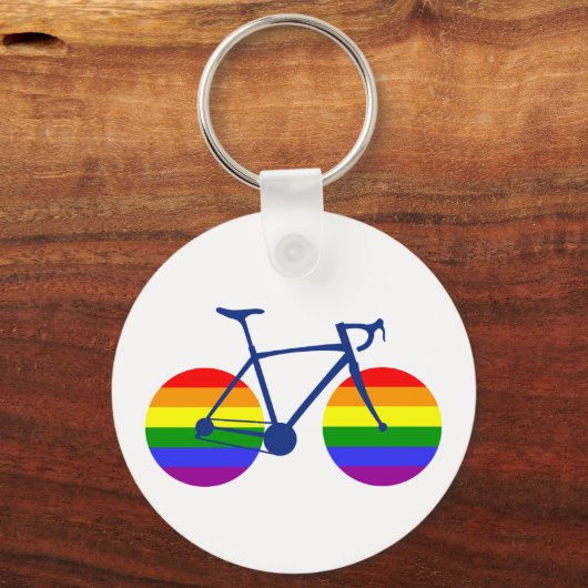 Ride with Pride Bike Sleutelhanger (Voorkant)