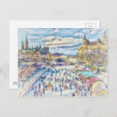 Rideau Canal Ottawa Canada Briefkaart (Voorkant / Achterkant)