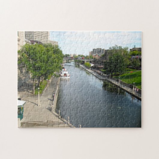 Rideau Canal Ottawa. Legpuzzel (Horizontaal)