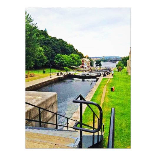 Rideau Canal Waterway Bestel nu Foto Afdruk (Voorkant)