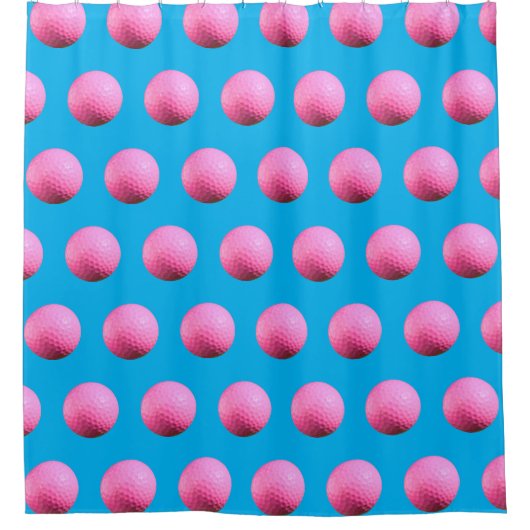 Rideau de balle de golf rose (Devant)