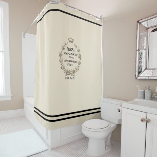 RIDEAU DE DOUCHE (En situation)