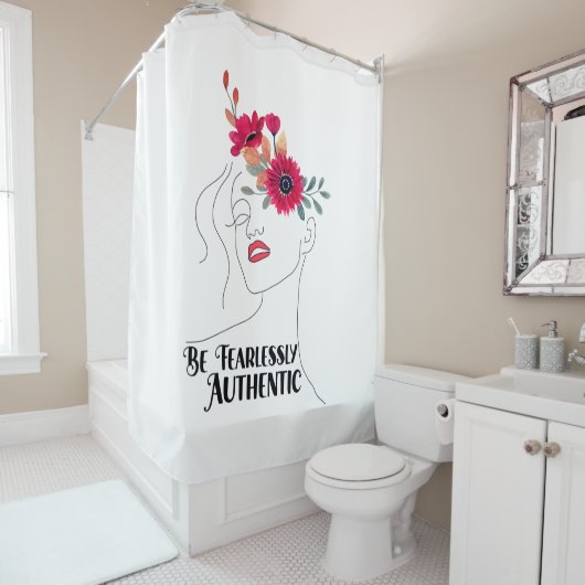 Rideau de douche (En situation)