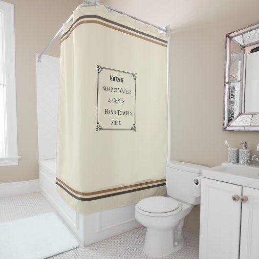 RIDEAU DE DOUCHE (En situation)