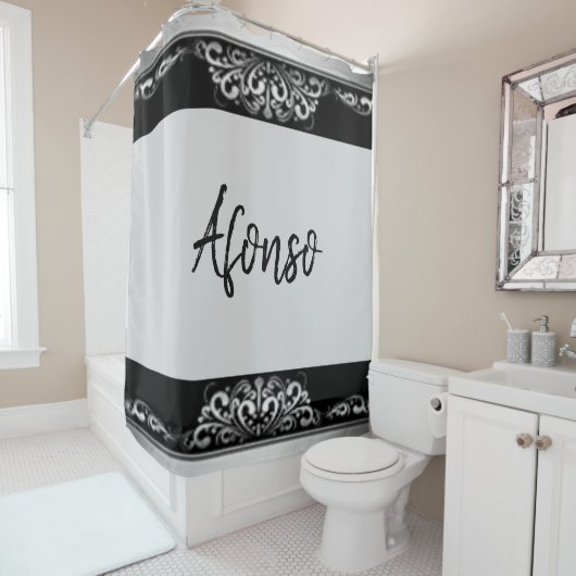 Rideau de douche (En situation)