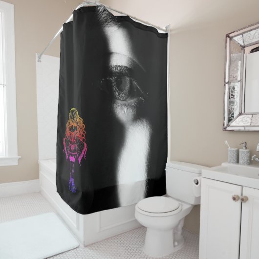 Rideau de douche (En situation)