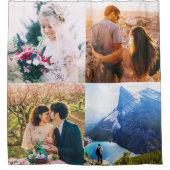 Rideau de douche 4 bordure photo Impression (Devant)