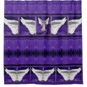 Rideau de douche à âme violet (Devant)