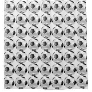 Rideau de douche à balle de football