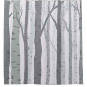 Rideau de douche à bouleau (Devant)