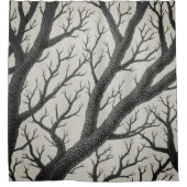 Rideau de douche à branche d'arbre (Devant)