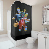 Rideau de douche à canard de bois, Chasse au canar (En situation)