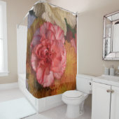 Rideau de douche à carnation (En situation)