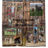 Rideau de douche à cheval (Devant)