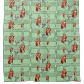 Rideau de douche à cheval (Devant)