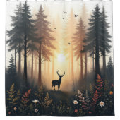 Rideau de douche à ciel de cerf (Devant)