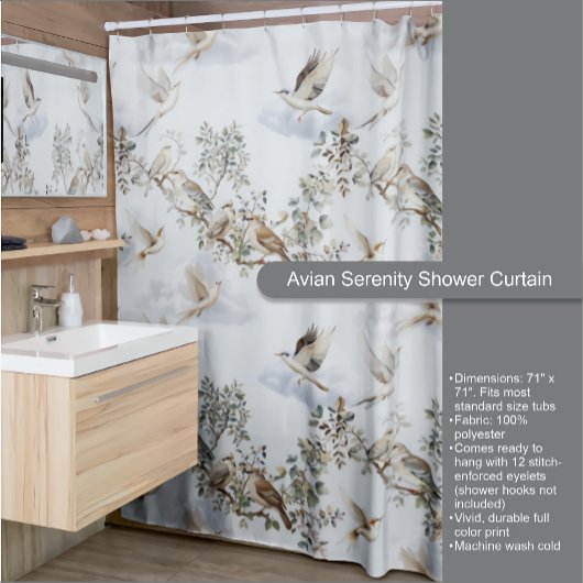 Rideau de douche à ciel ouvert