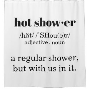 rideau de douche à définition Hot Shower (avec U