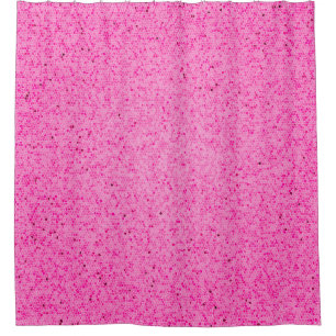 Rideau de douche à éclaboussure rose