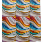 Rideau de douche à écoulement aquatique (Devant)