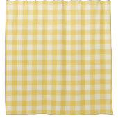 Rideau de douche à En vichy plaid jaune (Devant)