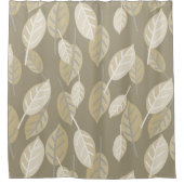 rideau de douche à feuilles de café (Devant)