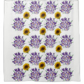 Rideau de douche à fleurs (Devant)