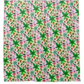 rideau de douche à fleurs (Devant)