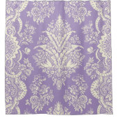 Rideau de douche à fleurs lavande (Devant)