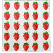 Rideau de douche à fraises (Devant)