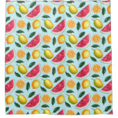 Rideau de douche à fruits tropicaux (Devant)