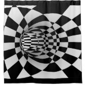 Rideau de douche à illusion optique 3D (Devant)