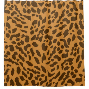Rideau de douche à imprimer Cheetah