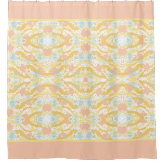 Rideau de douche à jet de peinture à la mode (Devant)