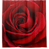 Rideau de douche à la rose rouge (Devant)