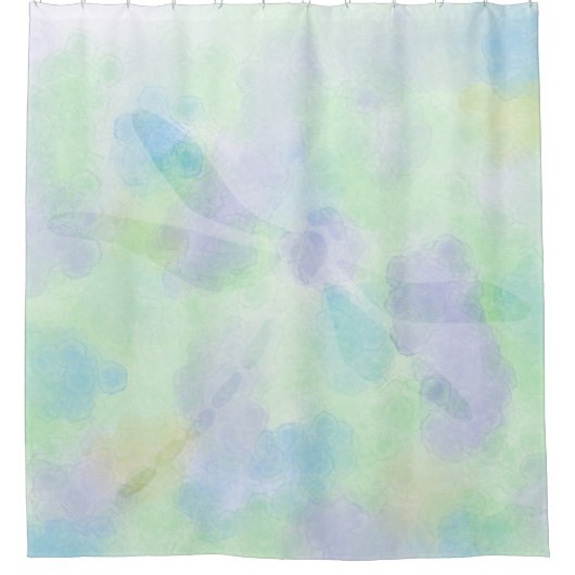 Rideau de douche à libellule (Devant)