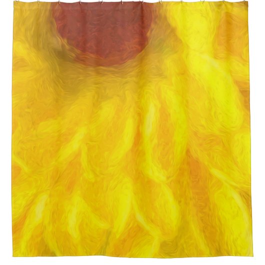 Rideau de douche à marguerites (Devant)