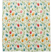 Rideau de douche à motif floral (Devant)