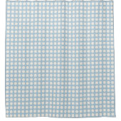 Rideau de douche à motif marshmallow bleu clair (Devant)