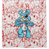 Rideau de douche à oreille effrayante (Devant)